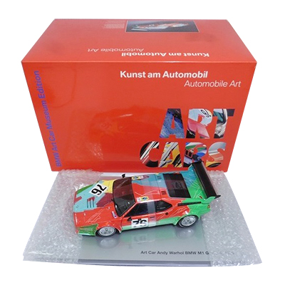 参考価格】ミニチャンプス 1/18 BMW M1 Art Car Andy Warhol Museum