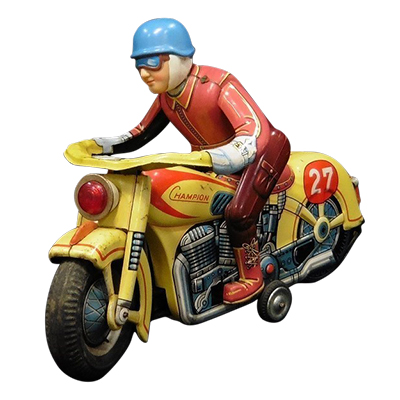 参考価格】マスダヤ ブリキ オバケのQ太郎 オバQ電車 トンネル付