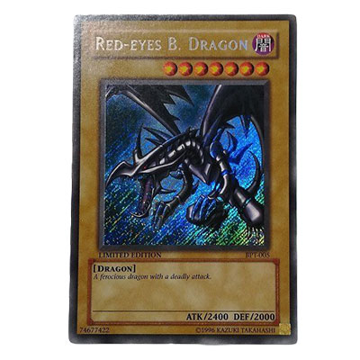 参考価格】真紅眼の黒竜 RED-EYES B.DRAGON BPT-005 英語版