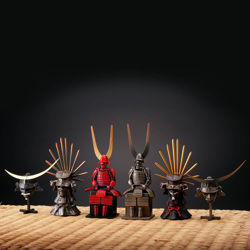 miniQ 戦国甲冑コレクション 全6種/1個500円｜ミニキュー｜海洋堂