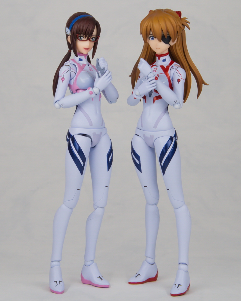 リボルテック アスカ＆マリ ペイントマスター先行レビュー!!｜海洋堂