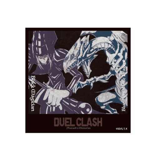DUEL CLASH ステッカー ブラック・マジシャンVS青眼の白龍（王の記憶編