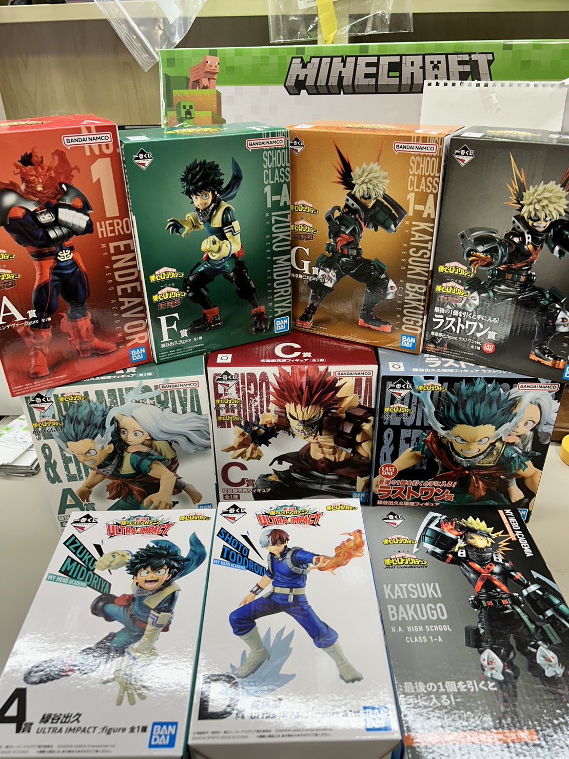 ◇ヒロアカ、ワンピース、新作プライズ、ロボフィギュア等多数買取らせ