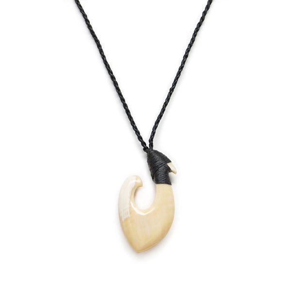 クジラ歯 フィッシュフック【2-特大】ネックレス – 海想