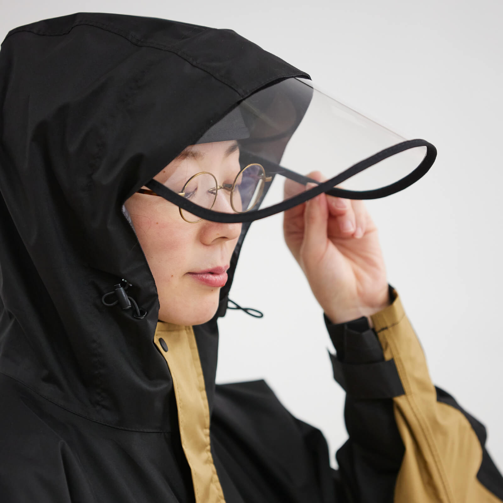 送料無料 バイザーセット】AH-302 サイクルモードレインコートEX ＋ V