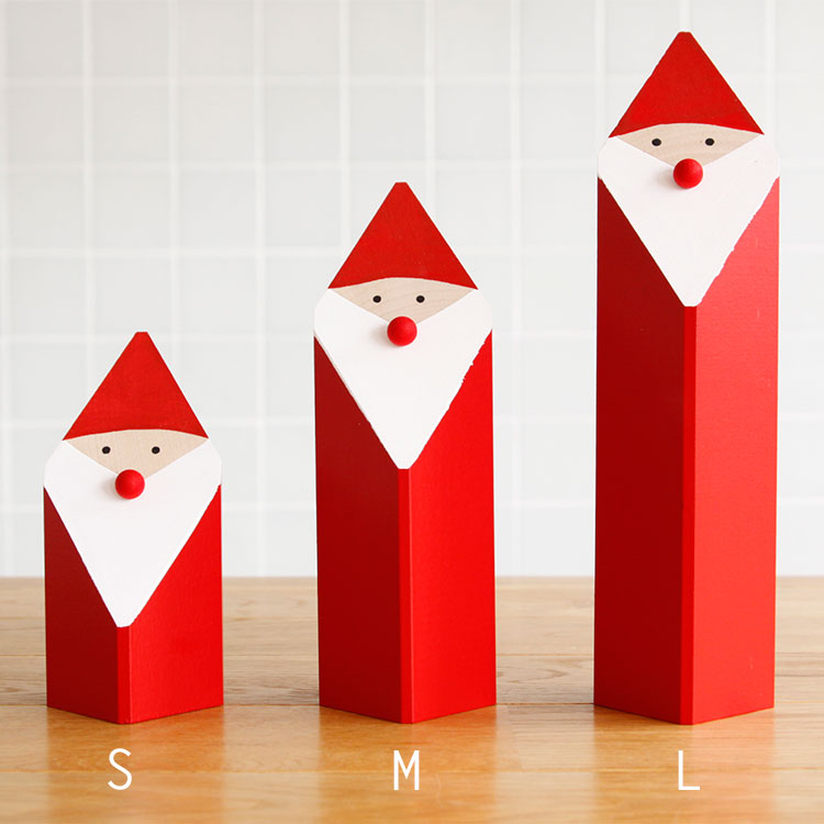 ラッセントレー Larssons Tra 木のサンタ角 S スウェーデン トムテ