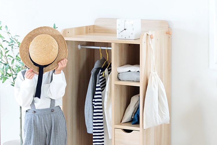 エンケル キッズ enkel kids ワードローブ 収納 衣装棚 ハンガーラック