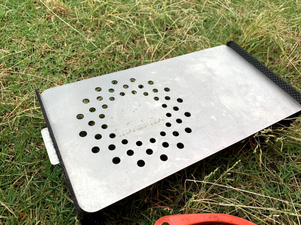 ギアレビュー]SOLA TITANIUMGEAR スーパーテーブル#1！170gのULチタン