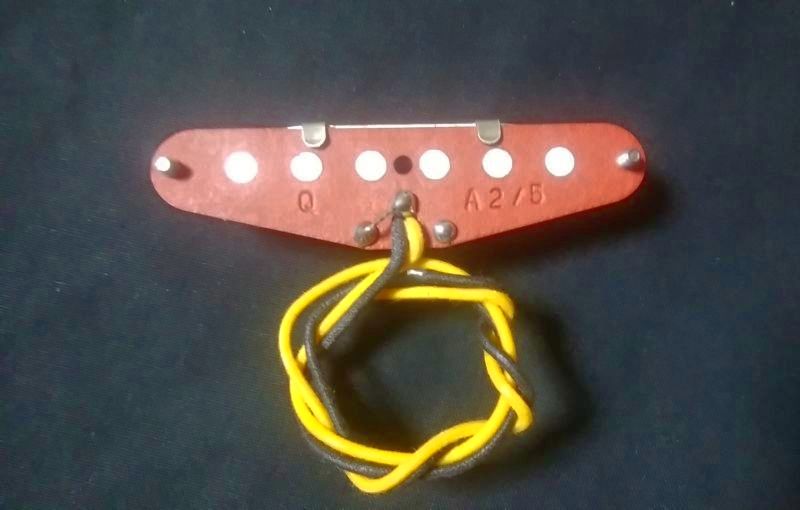 Q pickups / テレキャスター用 ネック側 アルニコ2＆5 レッドトップ