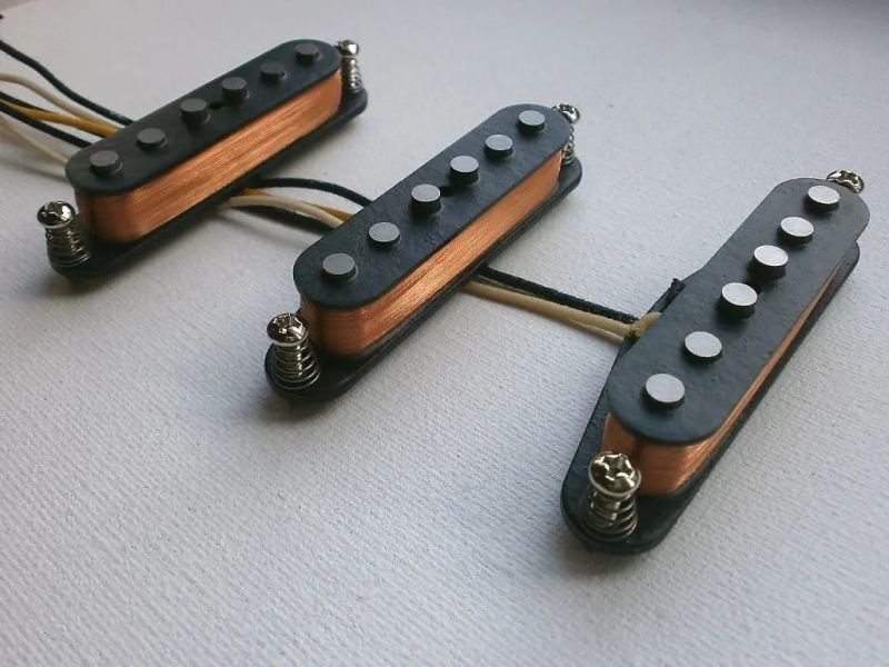 Q pickups / Stratocaster アルニコ3 Pickups SET Custom Hand Wound