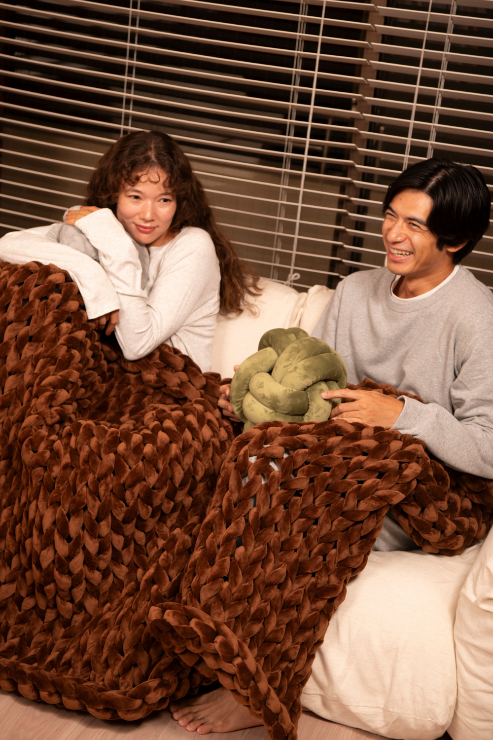 リカバリー加重ブランケットMUSUBI - ON -