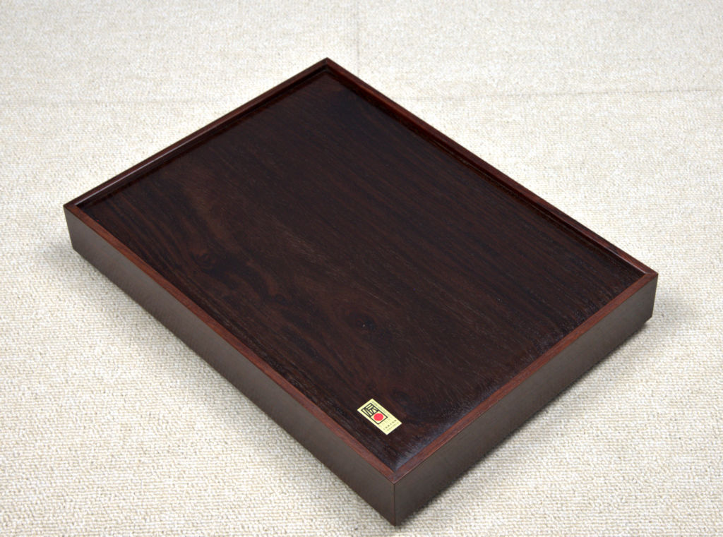 雑貨:文箱(大) 紫檀 大阪唐木指物伝統工芸士 若畑作 no.8220 / 唐木