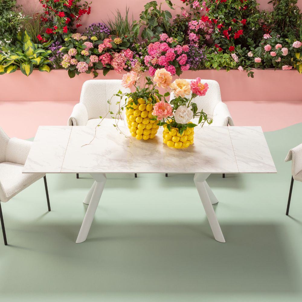 クセニア エクステンション ダイニングテーブル - ダイニングテーブル