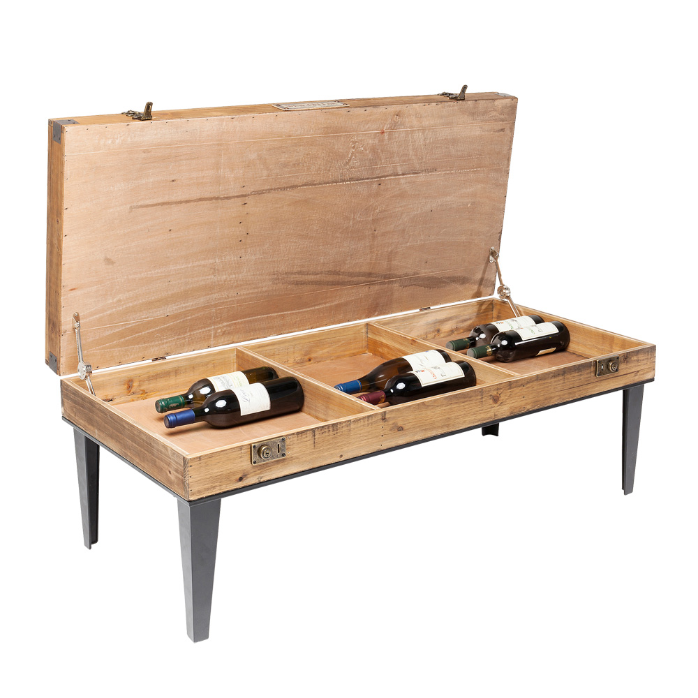 廃番】コレクター 122x55cm ローテーブル/リビングテーブル - ロー