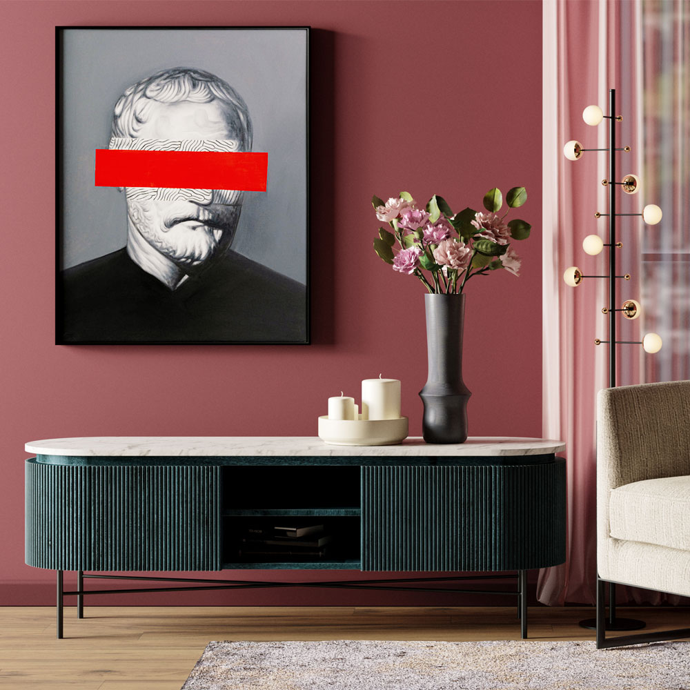 廃番】インコグニート フィロソフィー 100x80cm オイルペインティング