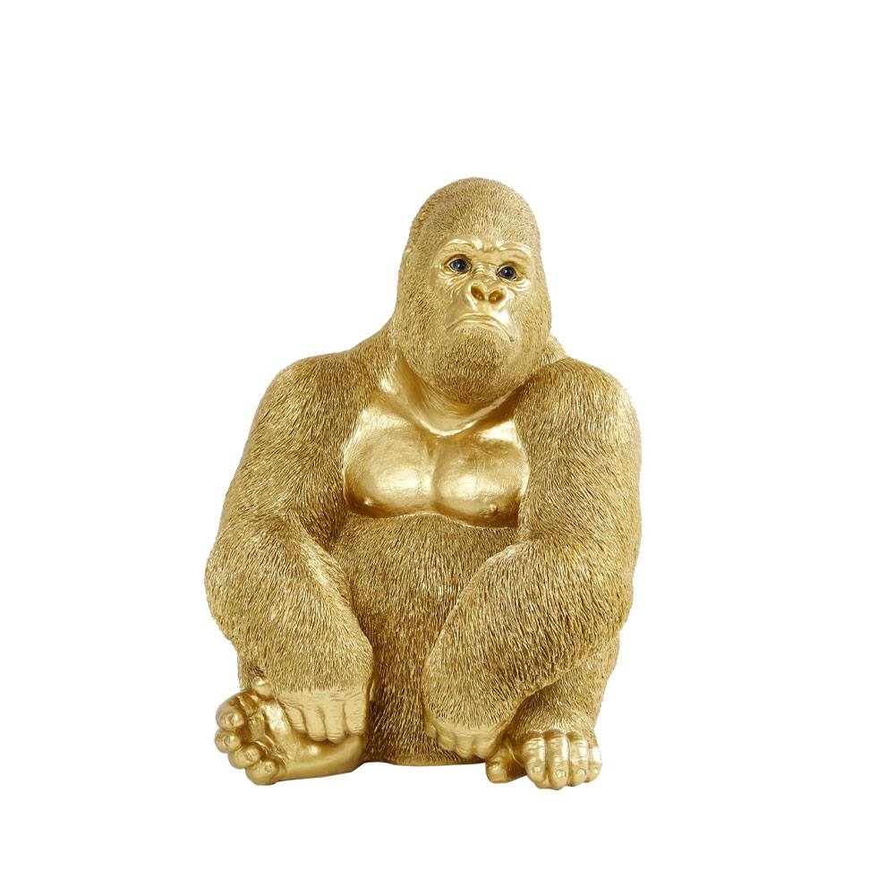 モンキーゴリラサイドミディアム ゴールド(E-b) デコフィギア
