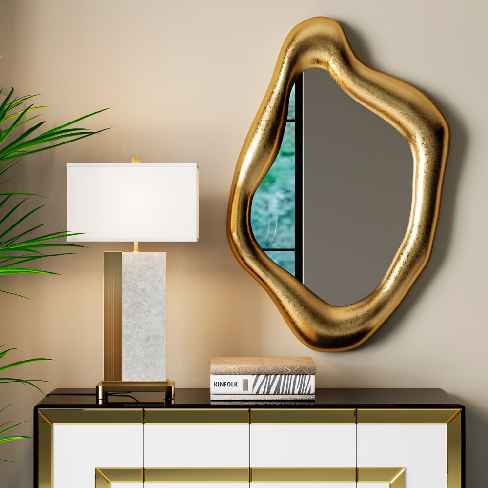 ホログラムゴールド119x76cm ミラー - ミラー・鏡の通販 ｜【KARE