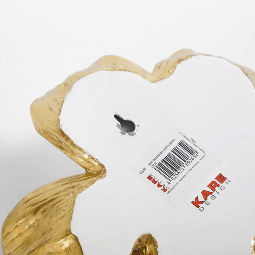 オーキッドホワイト25cm ウォールデコレーション - 壁インテリアの通販