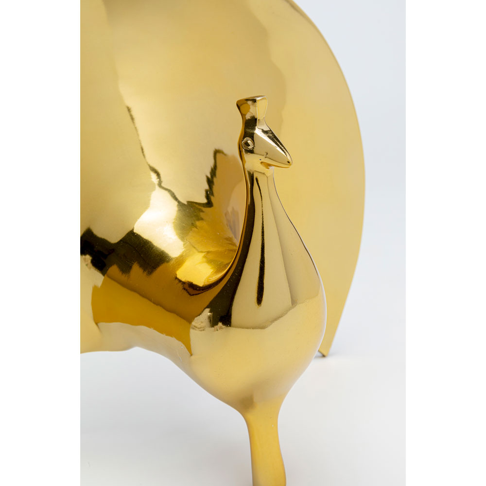 廃番】ピーコック ゴールド オブジェ - オブジェ・置物の通販 ｜【KARE