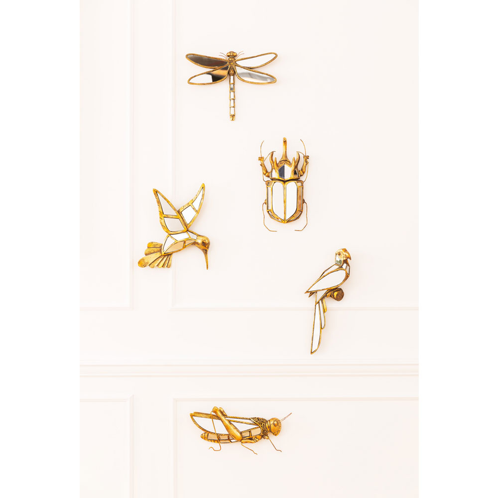 ハミングバードミラー ウォールデコレーション - 壁インテリアの通販