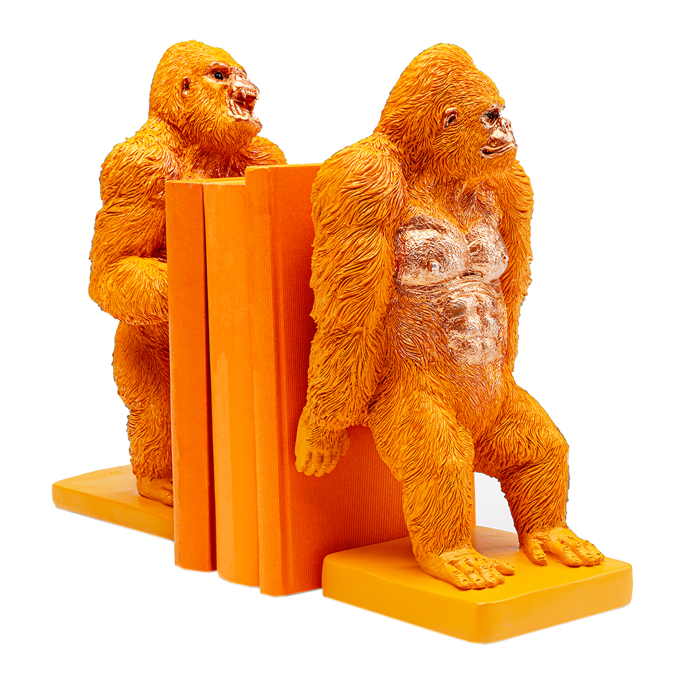 ゴリラオレンジ(2/Set) ブックエンド - ブックエンドの通販 ｜【KARE