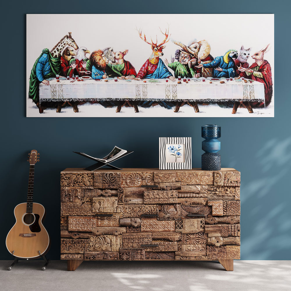 廃番】ラストサパー 100x240cm タッチドピクチャー ｜【KARE】ドイツの