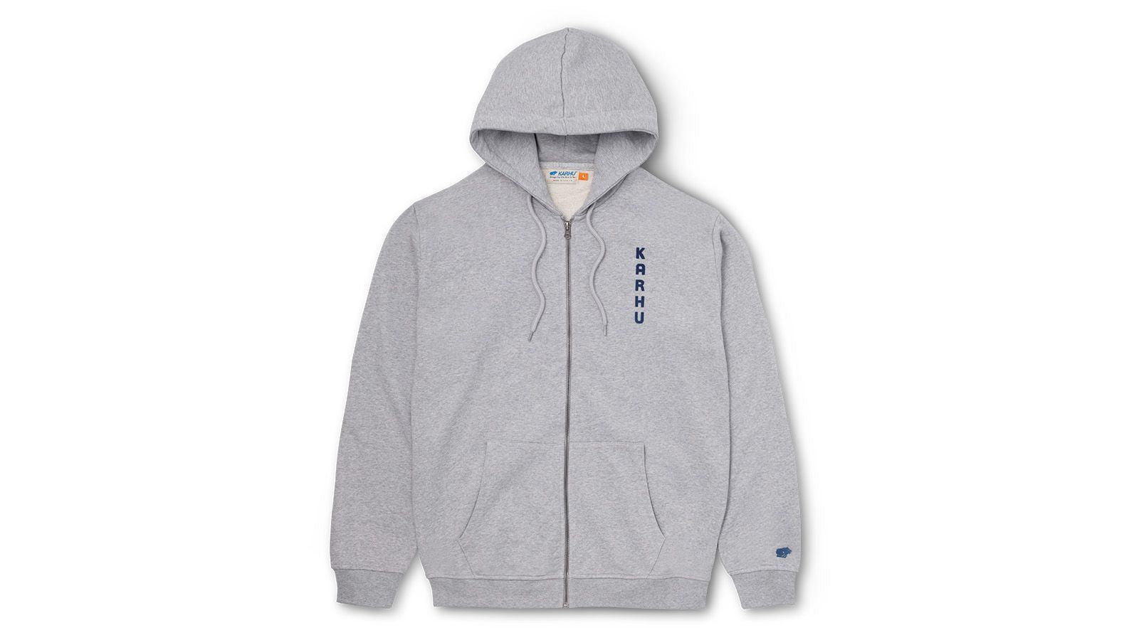 Karhu Full zip hoodie heather grey / true navy – Karhu EU