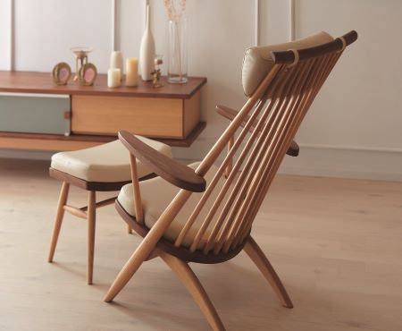 CIVIL イージーチェア CC54K(ウォールナット＋オーク) – 柏木工株式