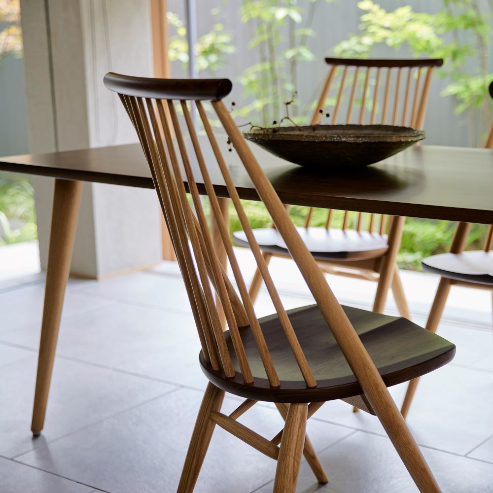 CIVILチェア CC71K(ウォールナット＋オーク) – 柏木工株式会社