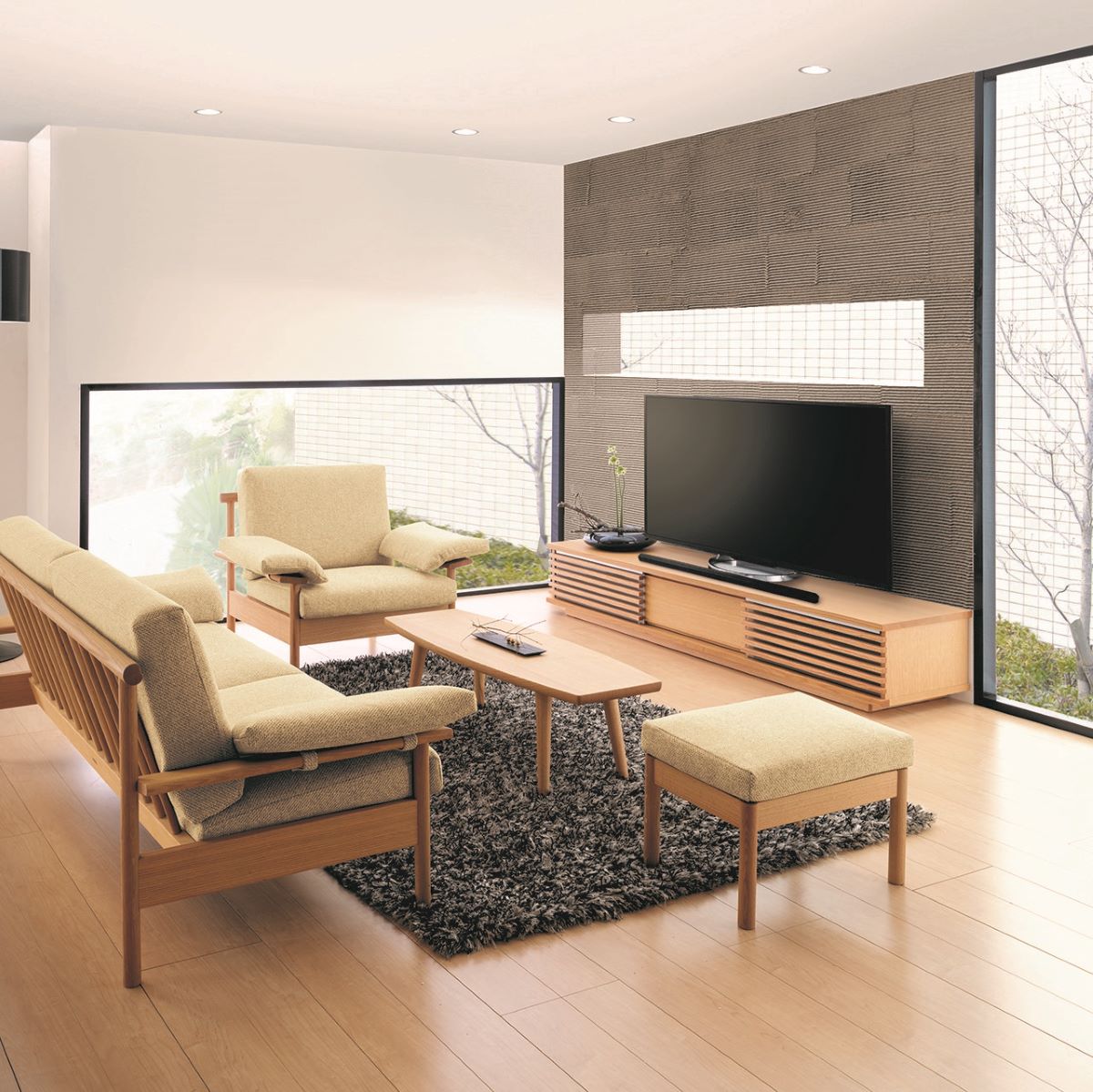 SEIS TVボード TV16～21A：W1600～2100(オーク) – 柏木工株式会社