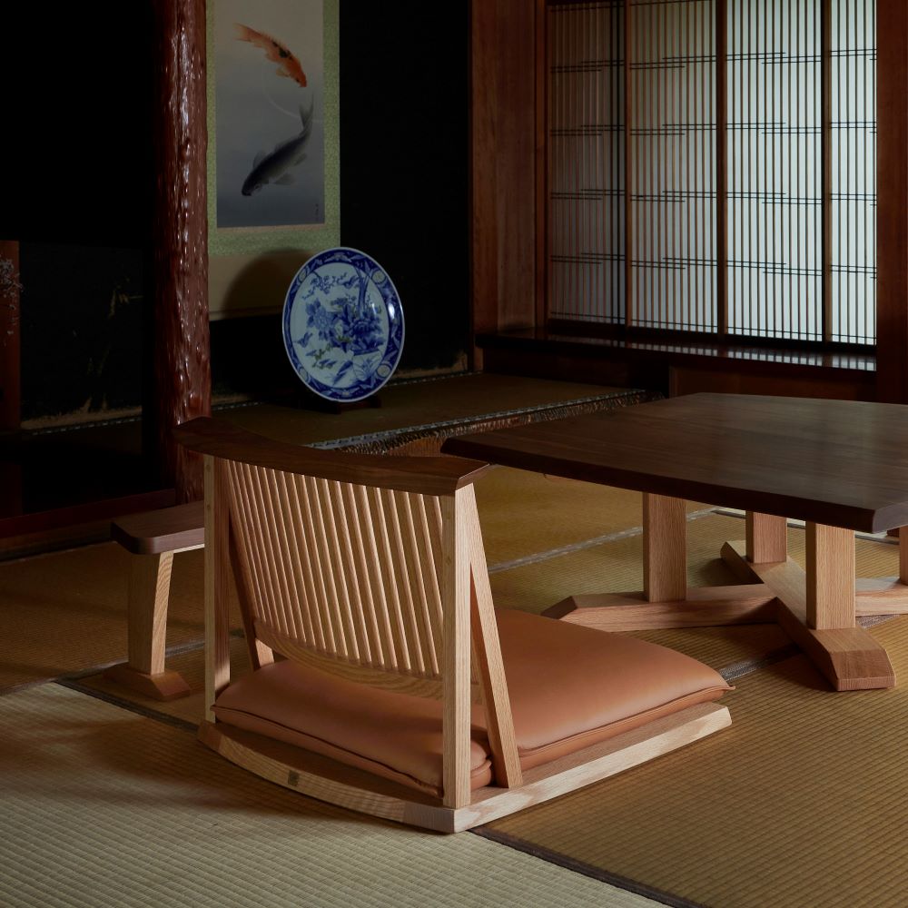 Takayama Wood Works 座椅子 W580 K – 柏木工株式会社オンラインストア