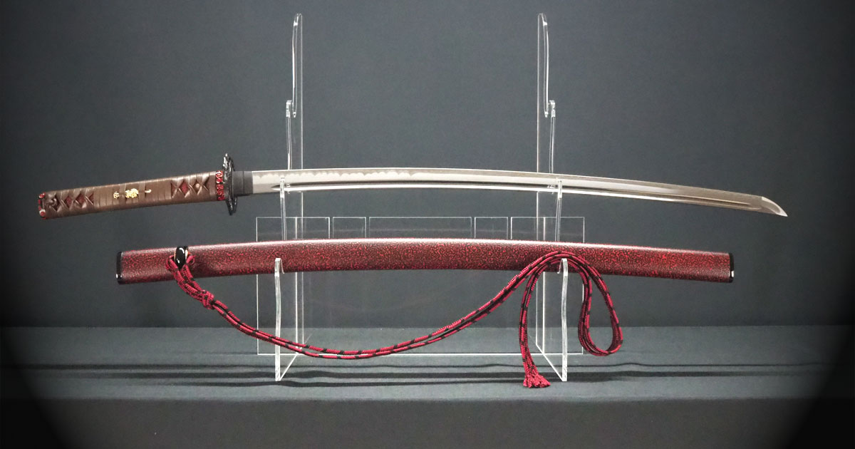 大阪府Y様 居合刀特注製作（飫富か真田かはたまた井伊か。まるで赤備え