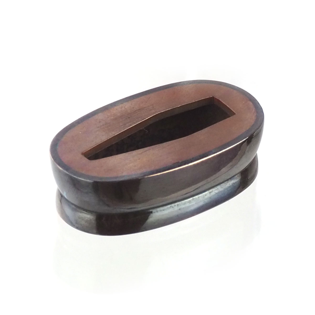 縁頭、山金地に茸の里図、 縁頭、山金地に茸の里図、 縁頭、山金地に茸の