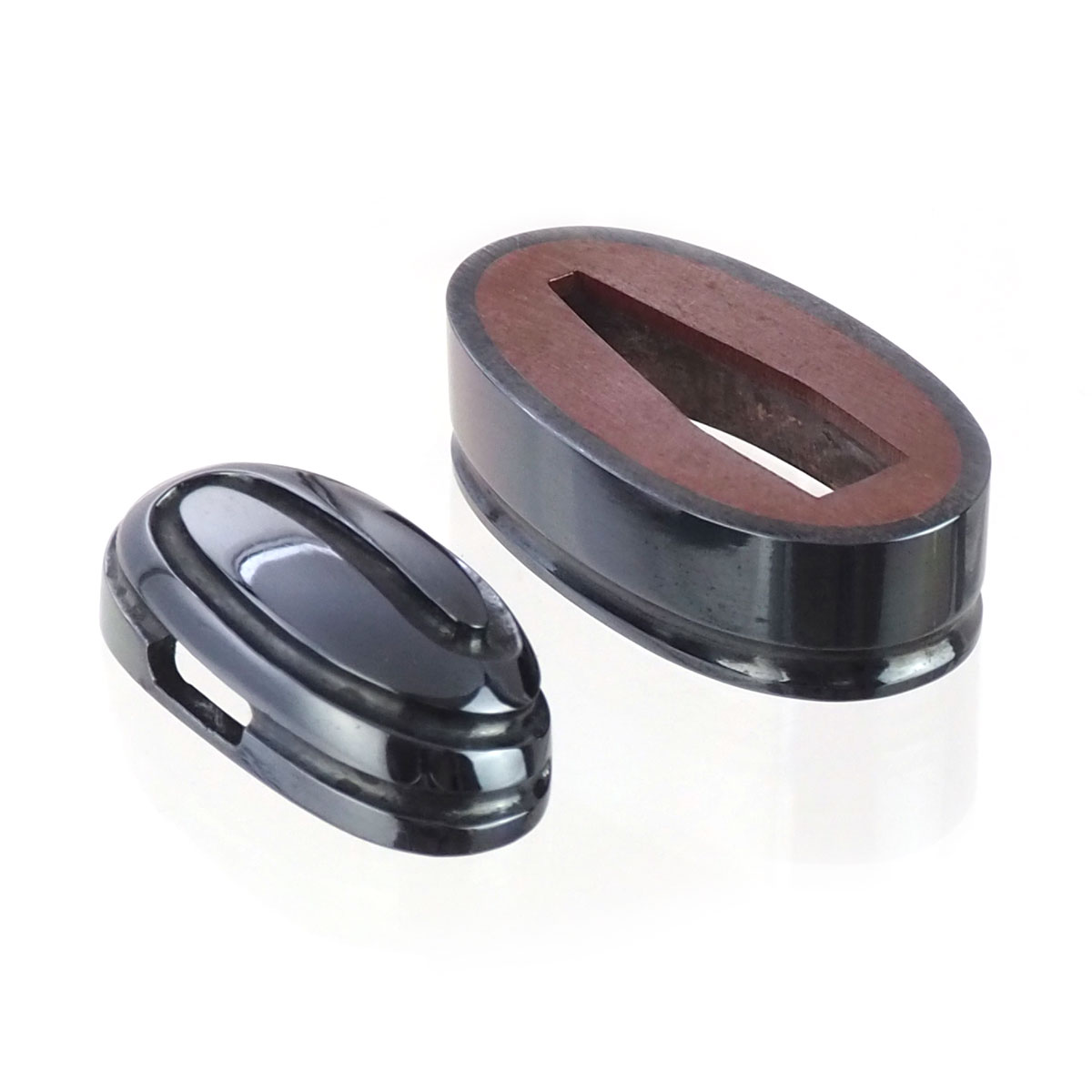 赤銅地山路図縁頭 [4-14] - 刀部 かたなべ 日本刀の拵と居合刀の製作・販売