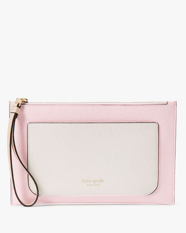 Ava Colorblocked Wristlet | Kate Spade Outlet