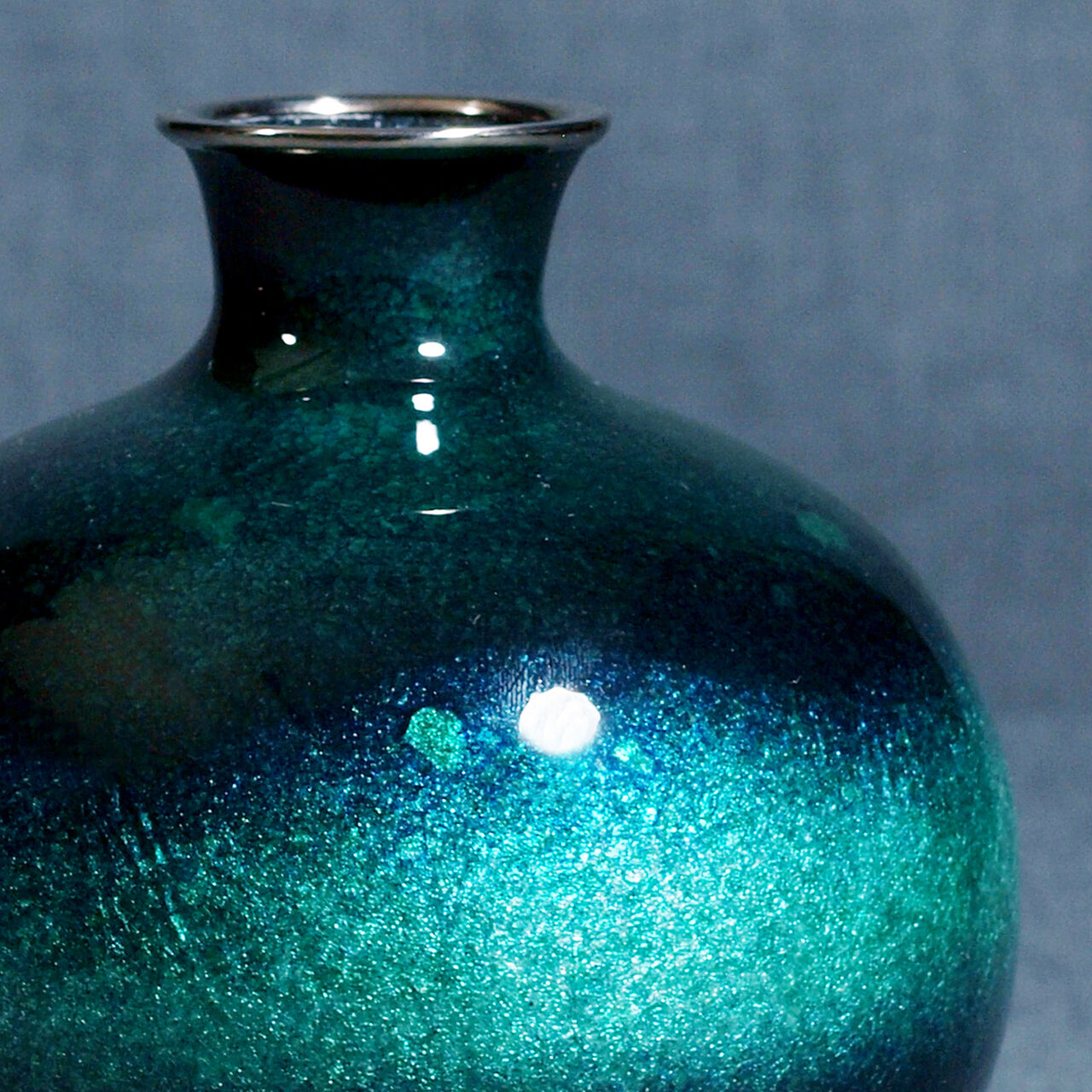 4.5寸玉形 水（すい） 花瓶 | 製品 | 加藤七宝製作所ウェブサイト