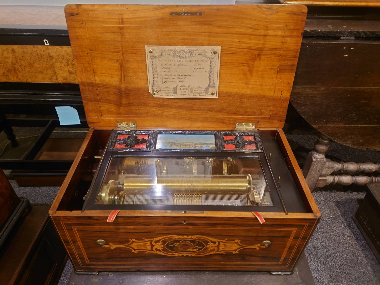 ボア・セレステ（ベル・ドラム・オルガン付きシリンダーオルゴール