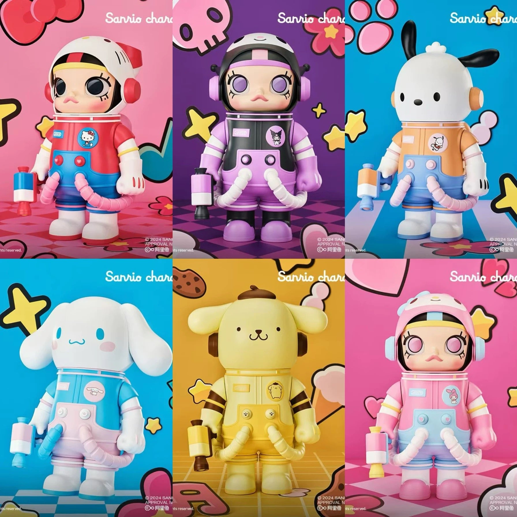 Popmart x Sanrio Mega Space Molly Series Limited Edition | Hello