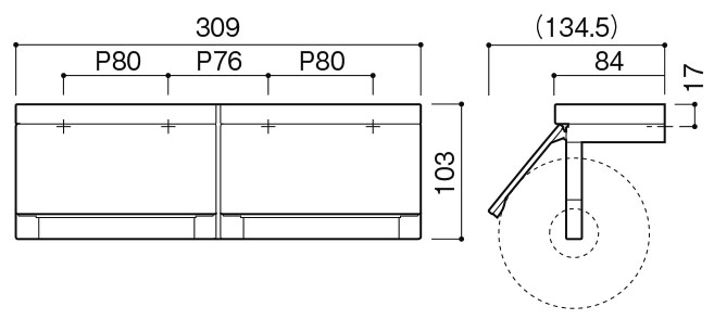 ダブルペーパーホルダー SE-05W (SE-05W-6003) | Products | KAWAJUN