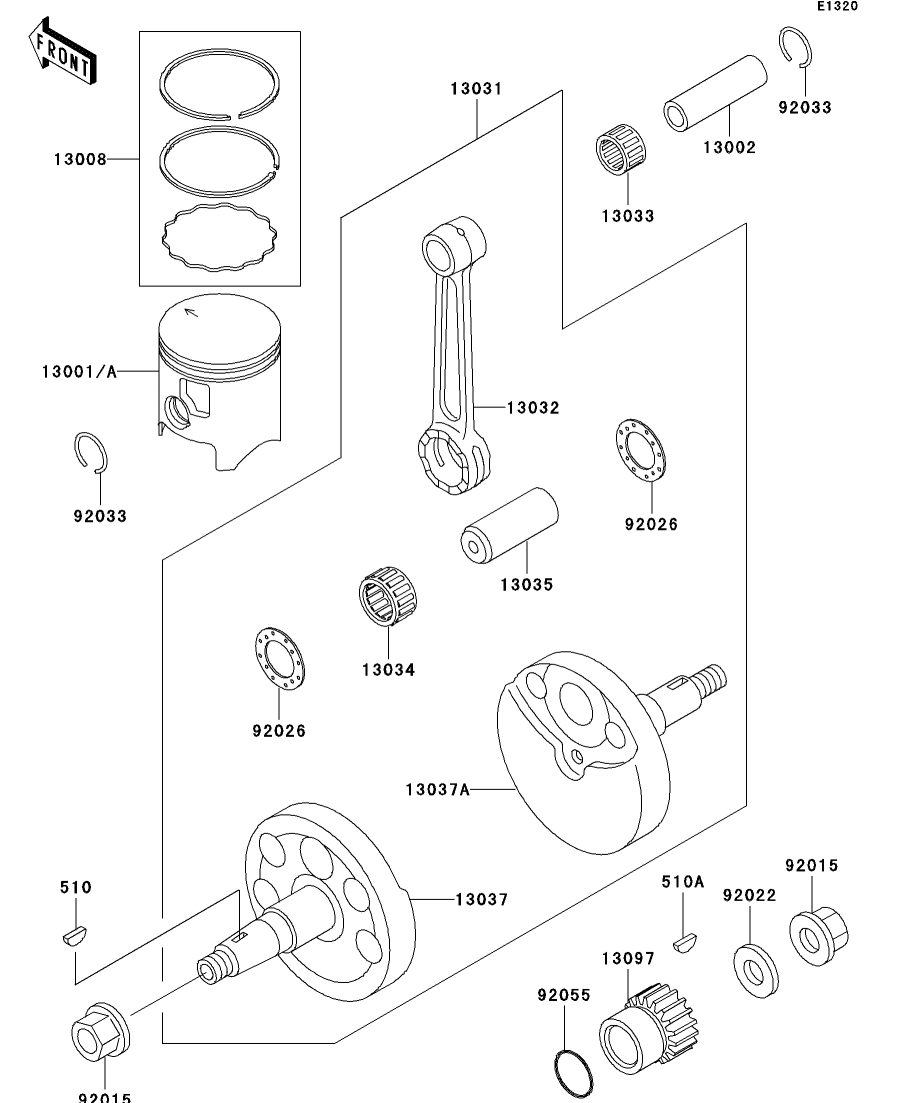 カワサキパーツ/ウエア＆グッズオンラインショップパーツ選択
