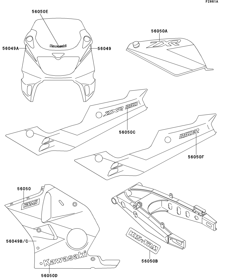 カワサキパーツ/ウエア＆グッズオンラインショップパーツ選択