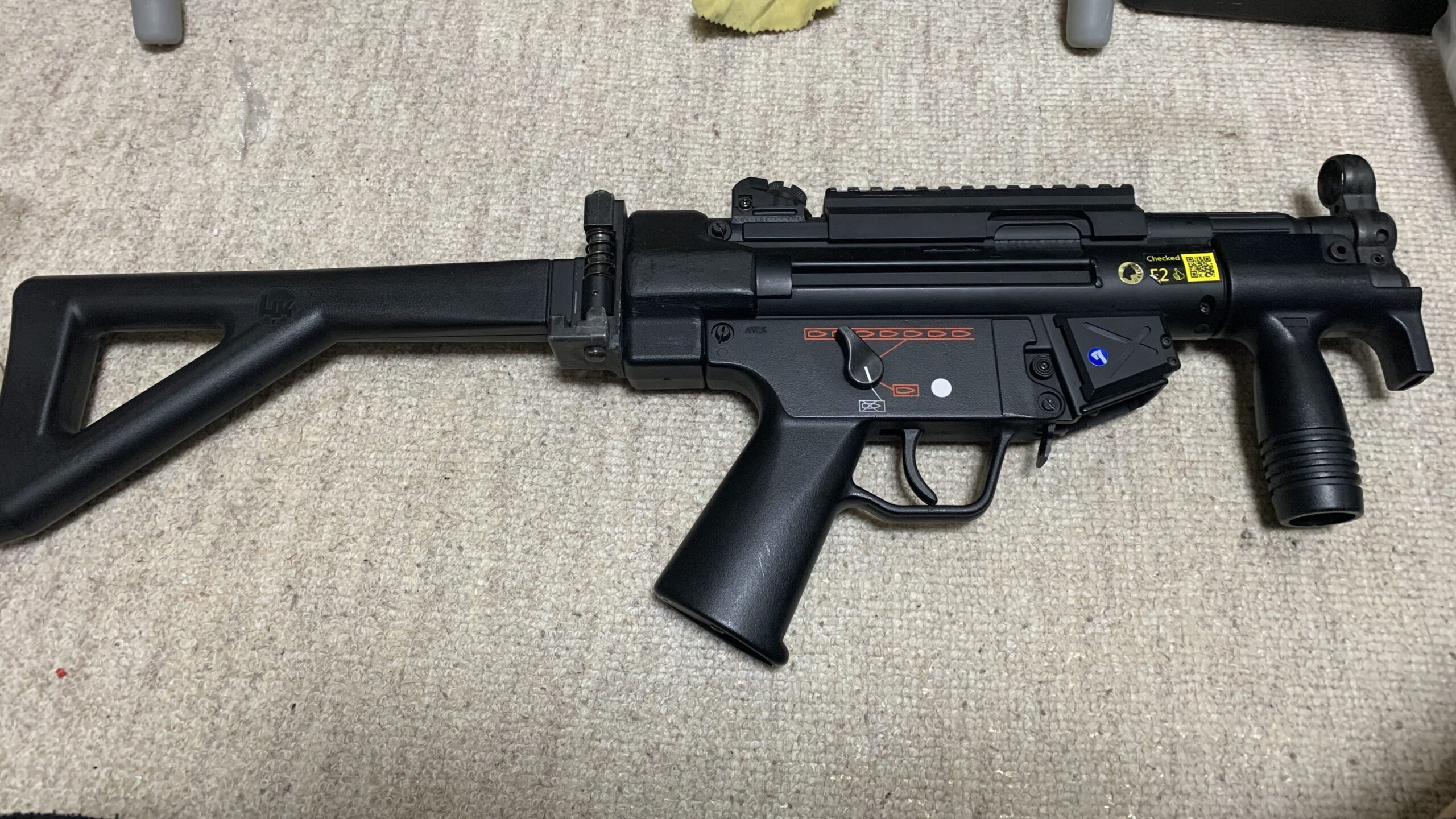 東京マルイ MP5K ハイサイクル 長期使用品のレビューと分解