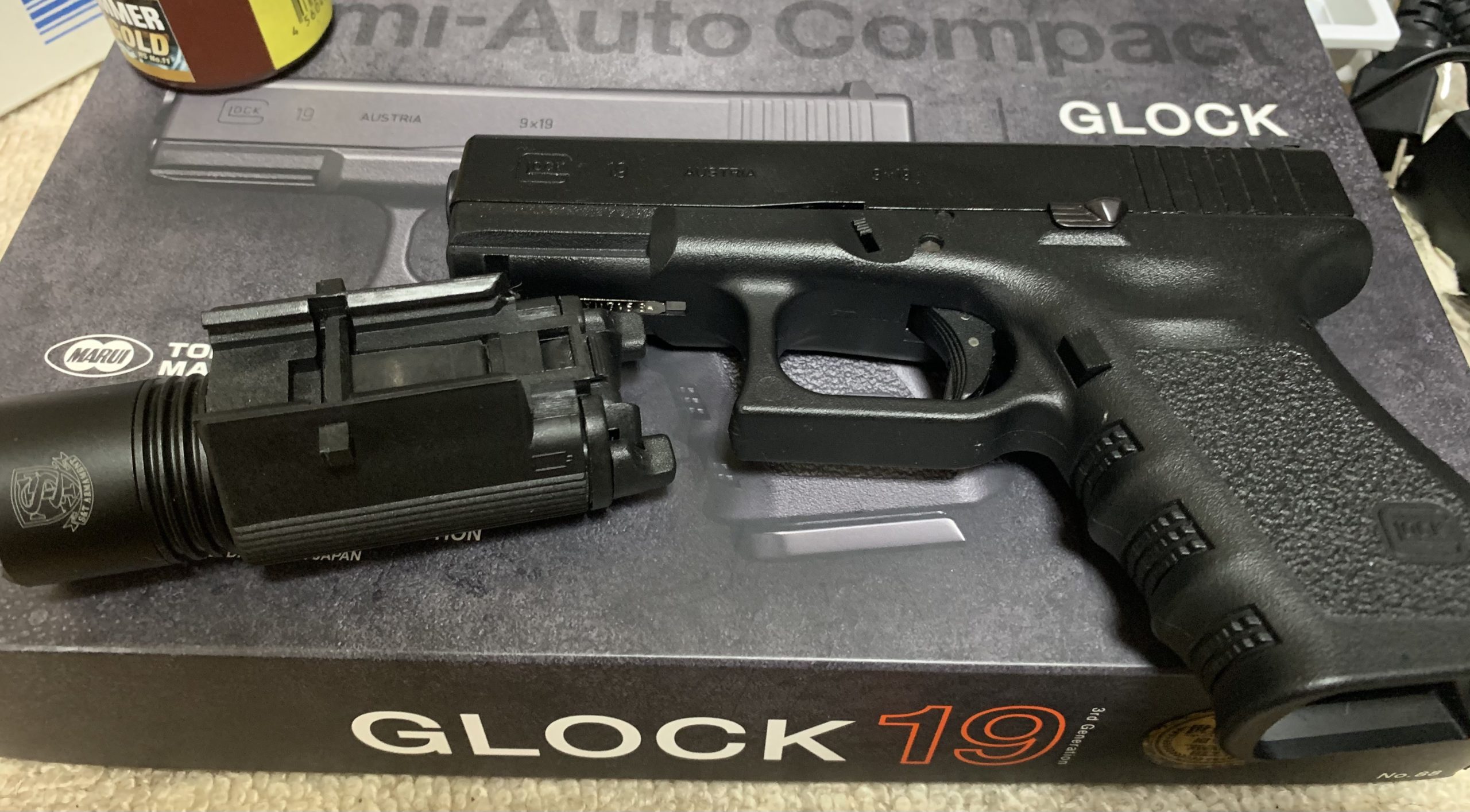 東京マルイ GLOCK19 GEN3 カスタム品の完成編