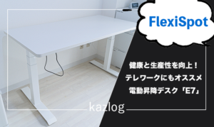FlexiSpot E7 レビュー | 健康と生産性の向上！に役立つ電動昇降デスク