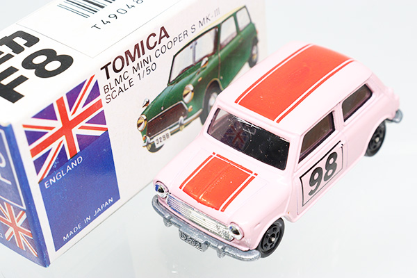 ミニカーショップ ケンボックス トミカ 青箱☆F8☆ミニクーパーSマーク