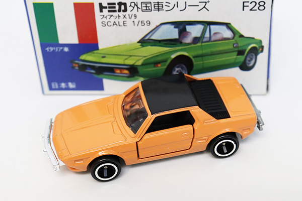 ミニカーショップ ケンボックス トミカ 青箱☆F28☆フィアットX1/9