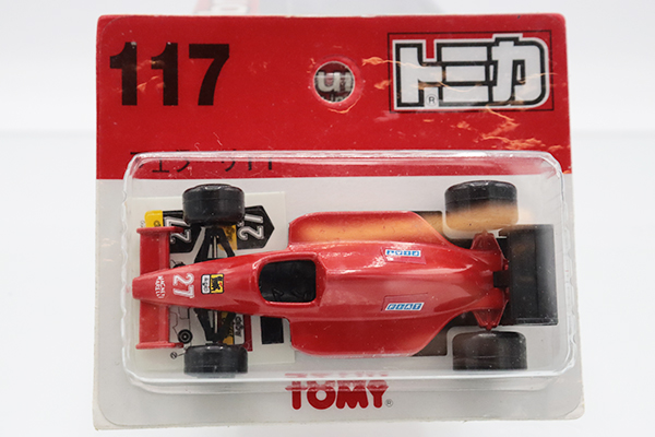 ミニカーショップ ケンボックス トミカ 赤箱☆117☆フェラーリF1 ※TOMY