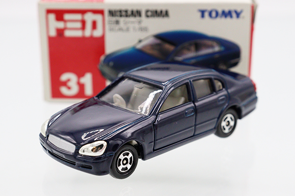 ミニカーショップ ケンボックス トミカ 赤箱☆31☆日産シーマ(黒