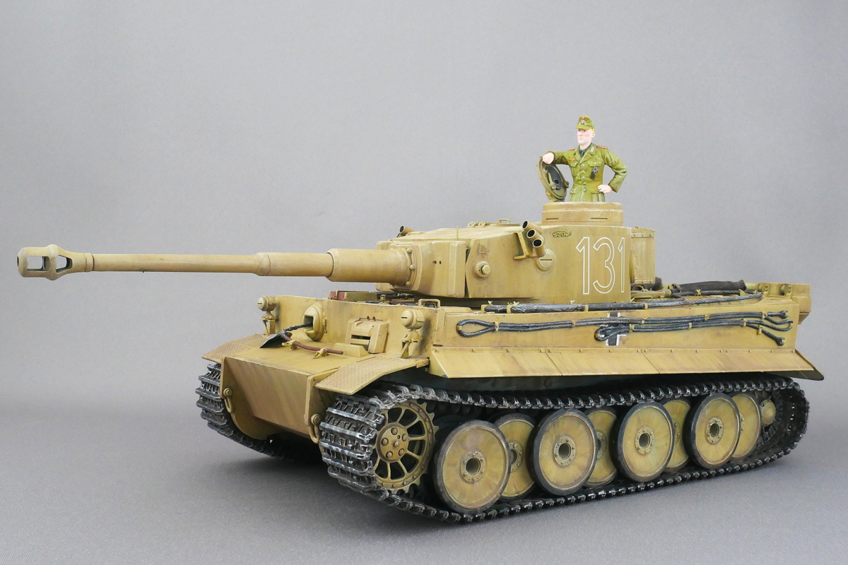 ドイツ重戦車 タイガーI 極初期型 アフリカ仕様 タミヤ 1/35 組立と