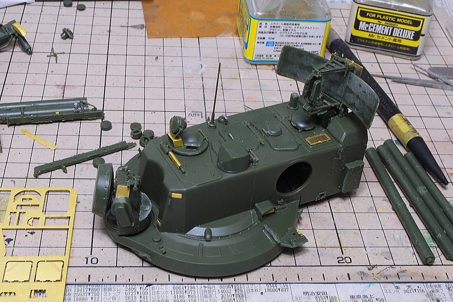 ツングースカ 2S6M ロシア軍対空自走砲 パンダホビー 1/35 組立と塗装